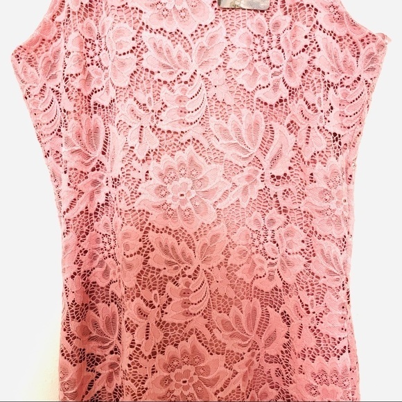 NWT LOVE J Rusty Rose Lace Bodycon Dress size M - Picture 5 of 8